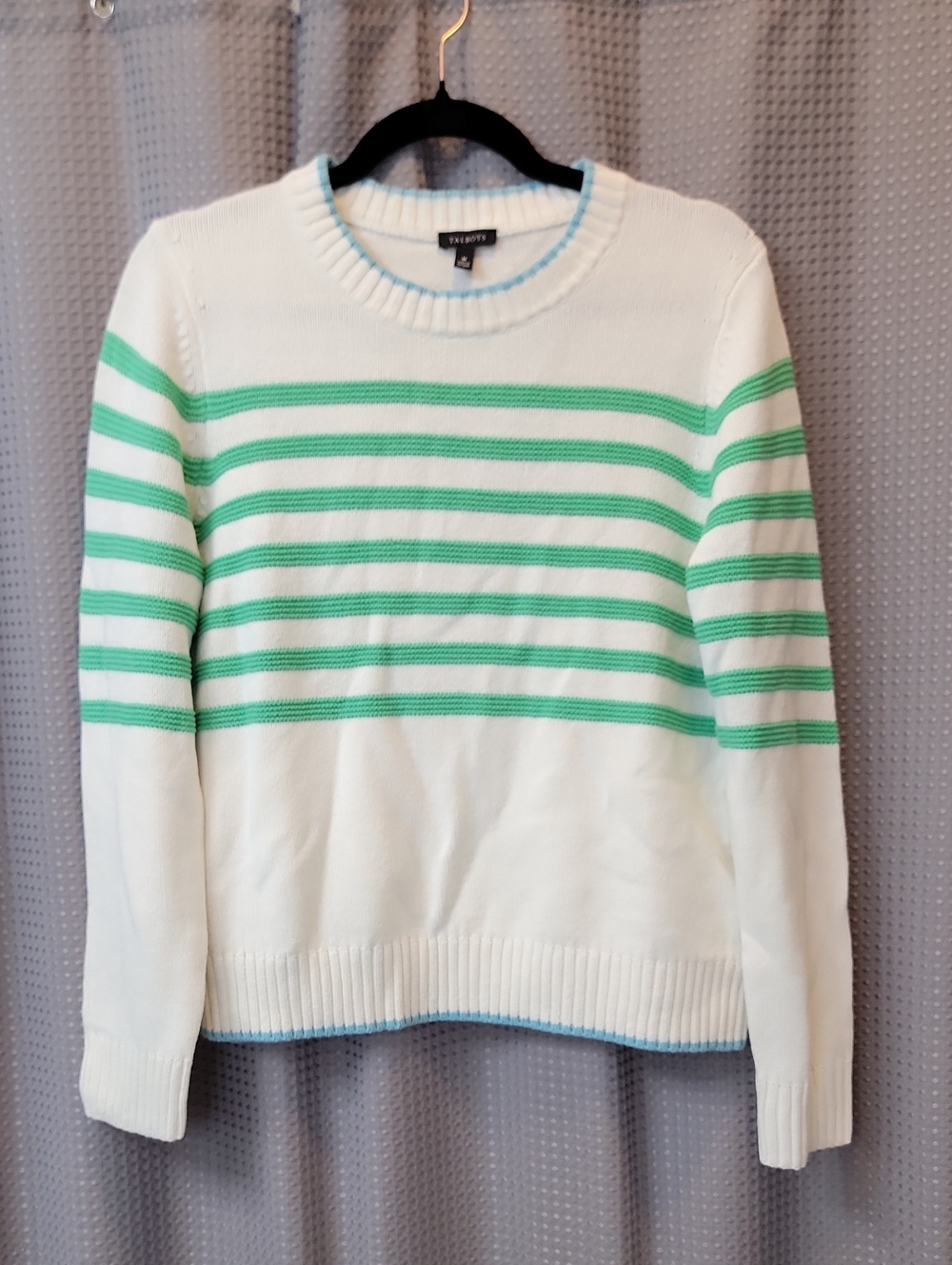 Talbots Crew Neck Striped Sweater Size M